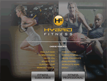 Tablet Screenshot of hybridfitness.com